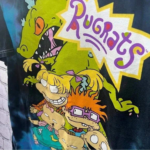 Nickelodeon Rugrats Tie Dye Graphic Short SleeveT-Shirt‎ Size Large - Picture 3 of 4